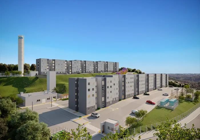 Vista geral do Residencial Milano